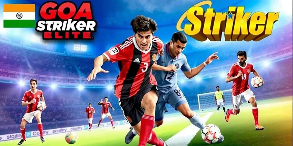 Goa Striker Elite Official Cover Goa Striker Elite game cover featuring Indian football players in action